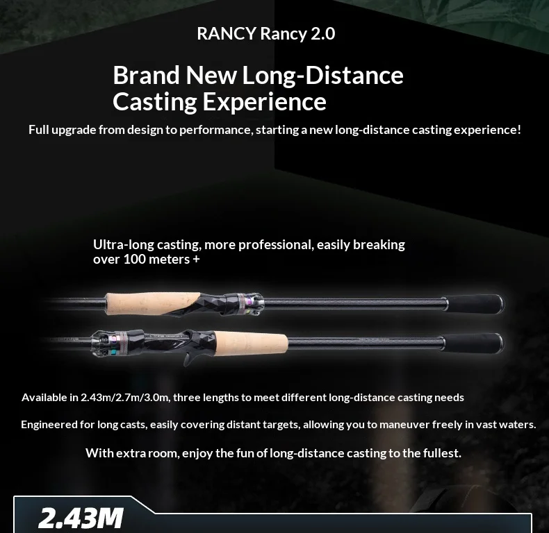 Lanxi 2 0 Long Distance Luya Carbon fishing rod - view 12