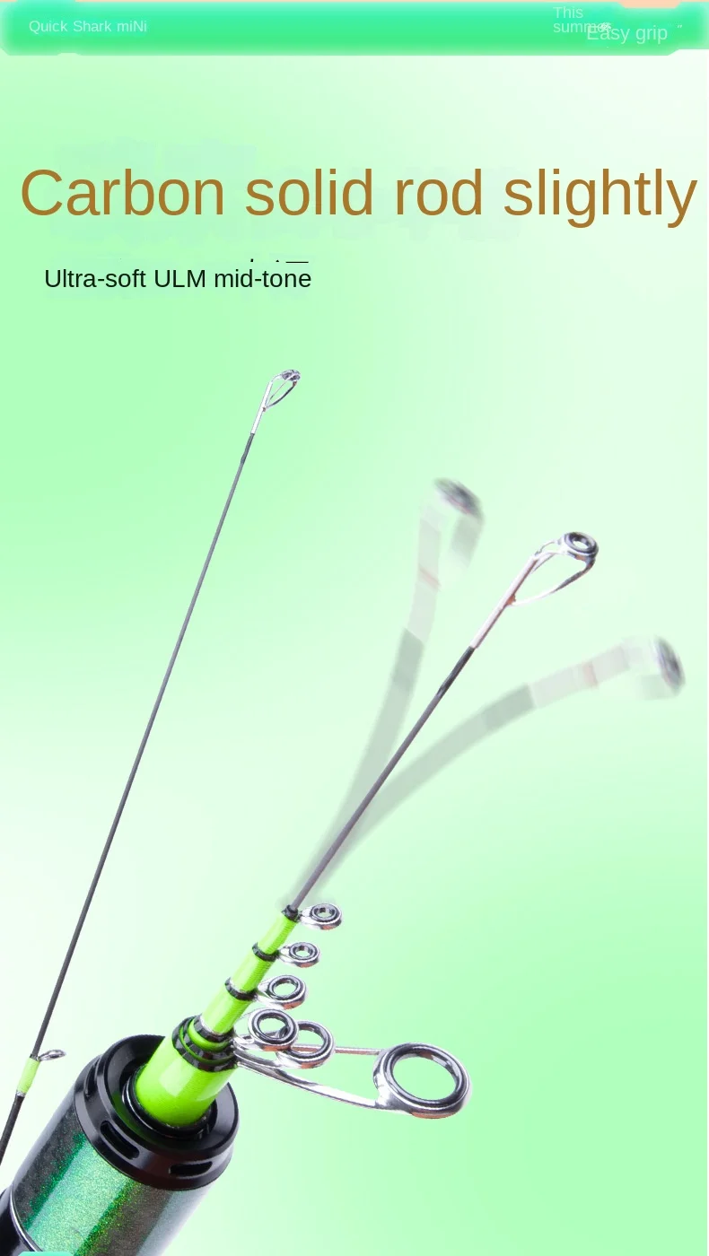 Fishing Fan Ultra Short Mini Telescopic Carbon Fishing Rod - view 10