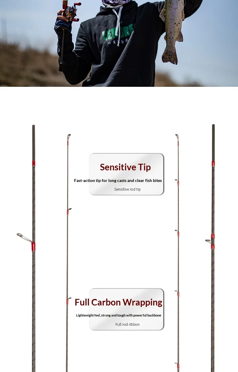 Luya Carbon Soft Tune Micro Rod Carbon Fishing Rod - view 10