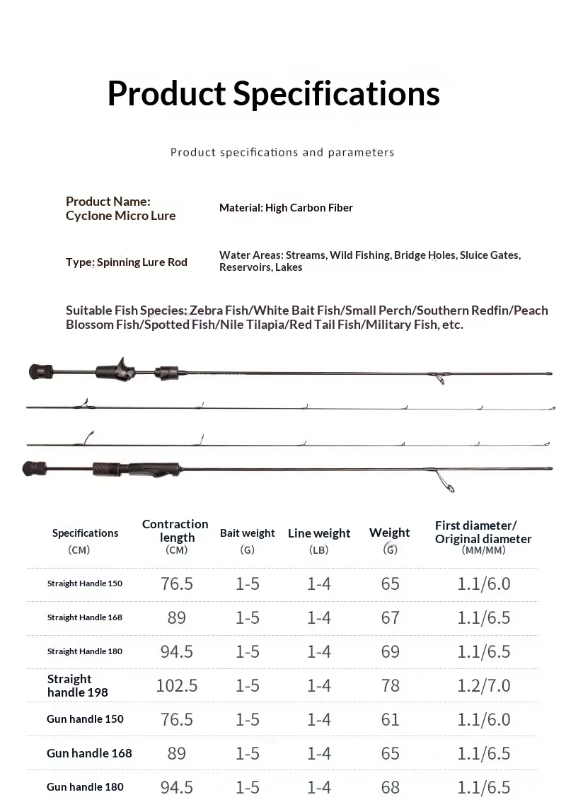 CHEERY Magic Hunter Carbon Fishing Rod Carbon fishing rod - view 7