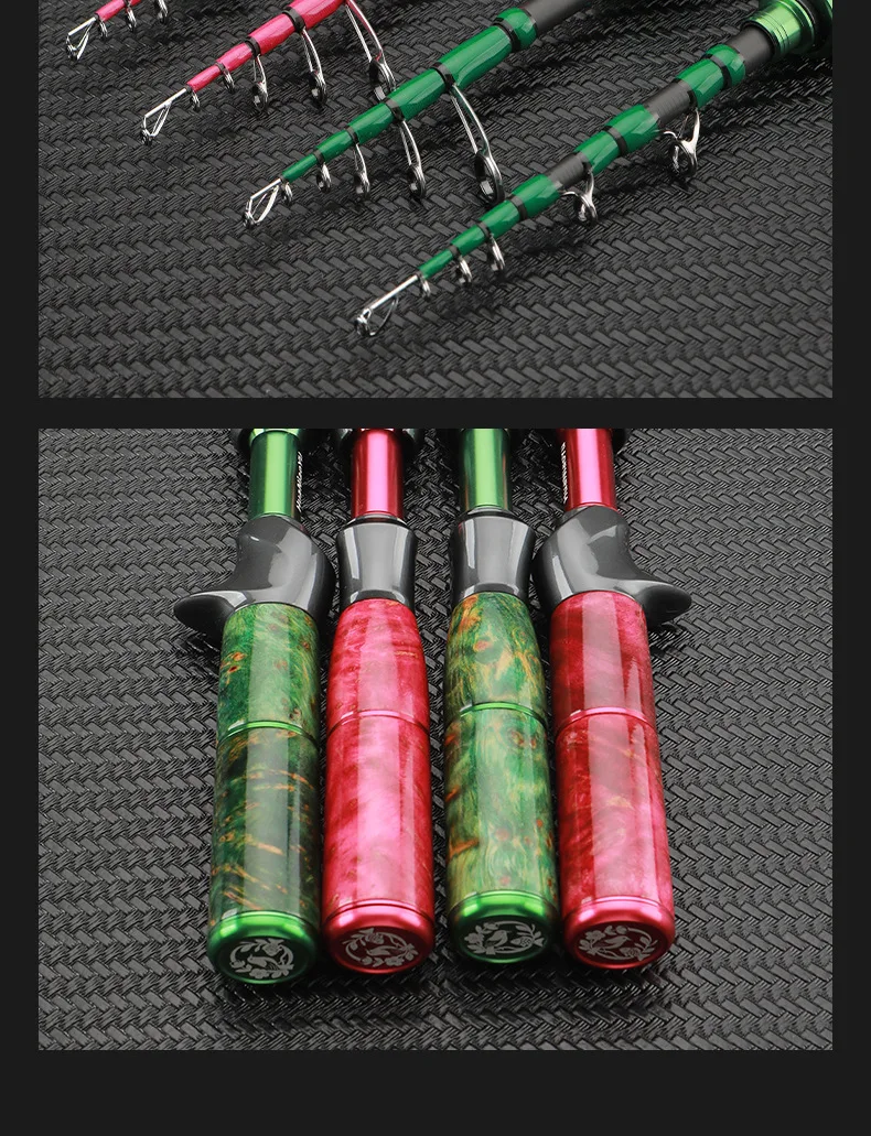 Magic Hunter Flower Bird Fish Telescopic Carbon fishing rod - view 20