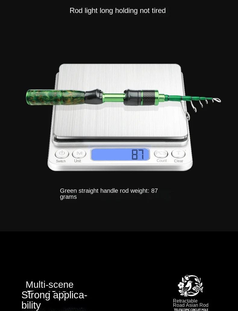 Magic Hunter Flower Bird Fish Telescopic Carbon fishing rod - view 21