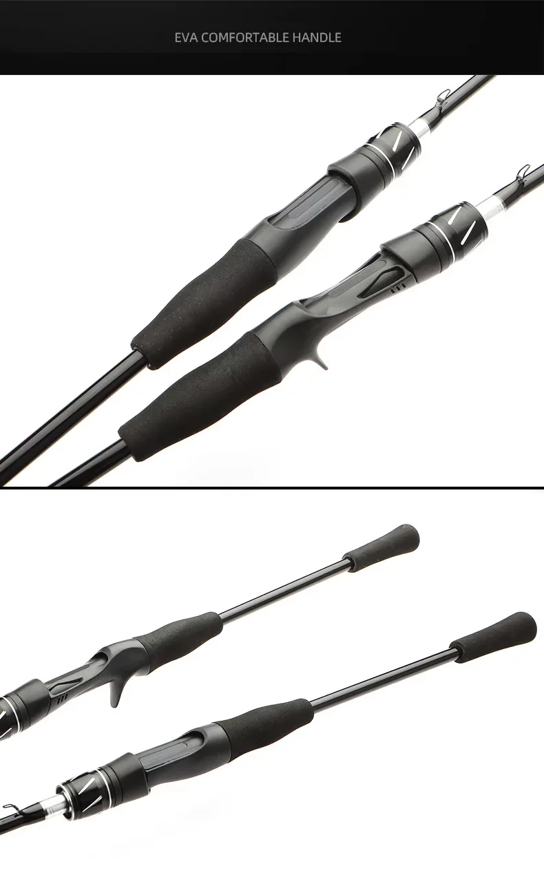 Cheery Wholesale Fishing Rod Black Warrior Carbon Fiber Lure Rod - view 15