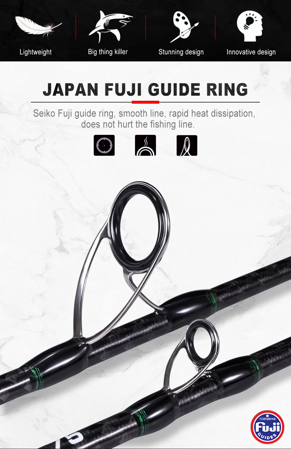 Lurekiller Nearshore Sea Rod Lightweight Iron None Various - view 11