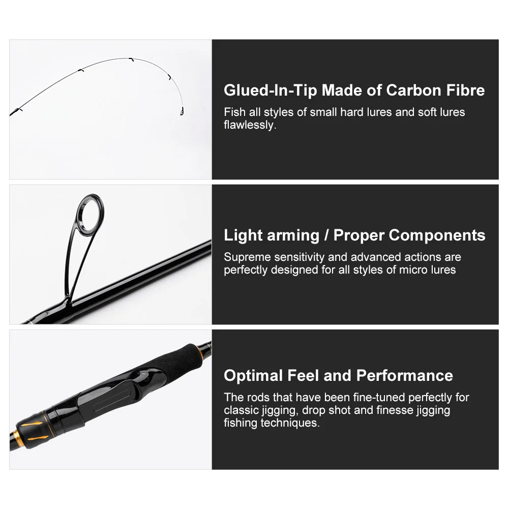 JIG Luya Rod Carbon Soft Worm Carbon Fishing Rod - view 5