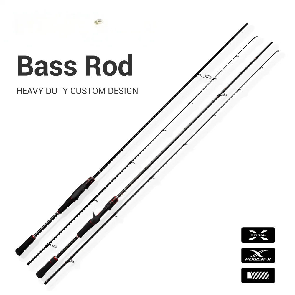 2 Section Carbon Fishing Rod Gun
