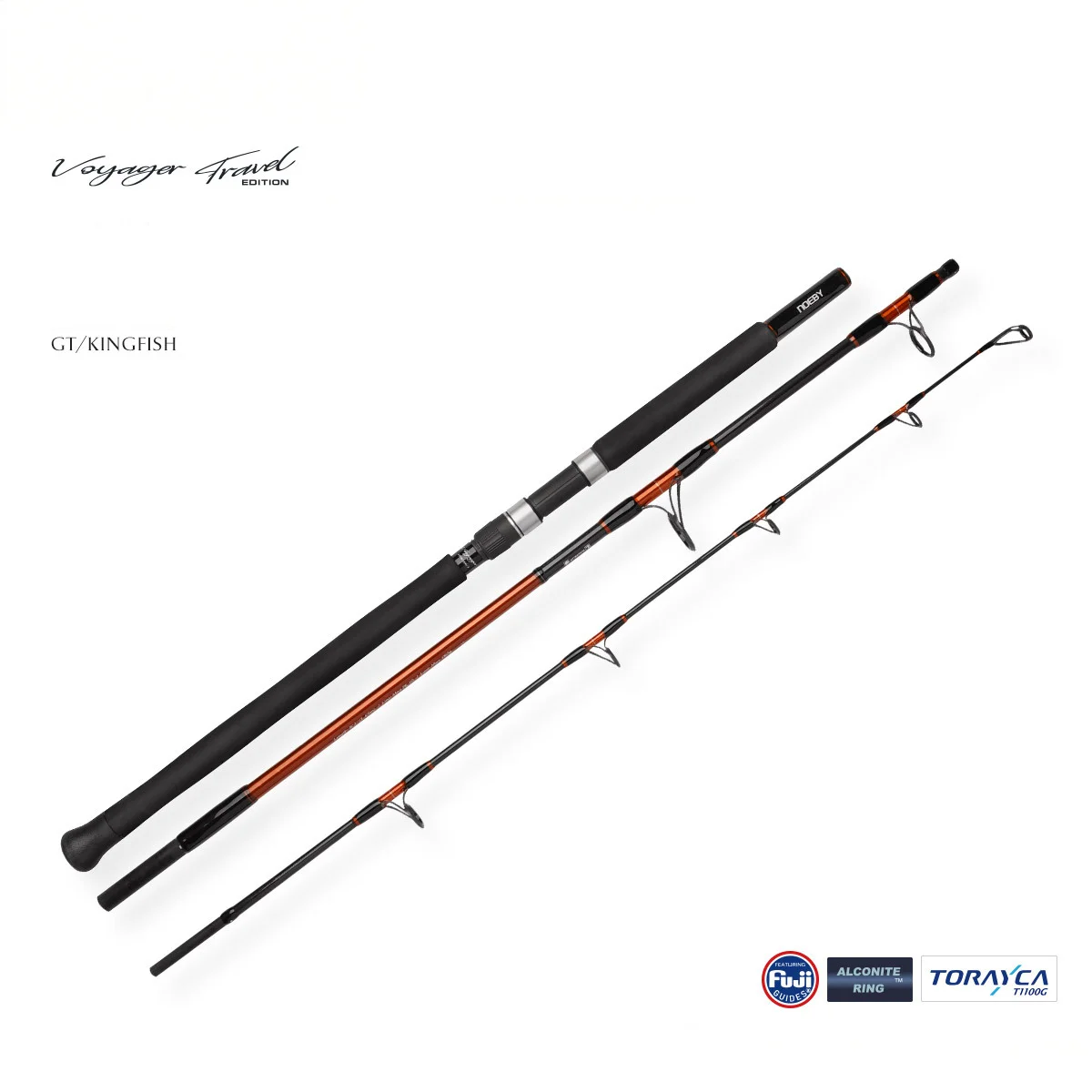 Portable Sea Boat Fishing Rod Three