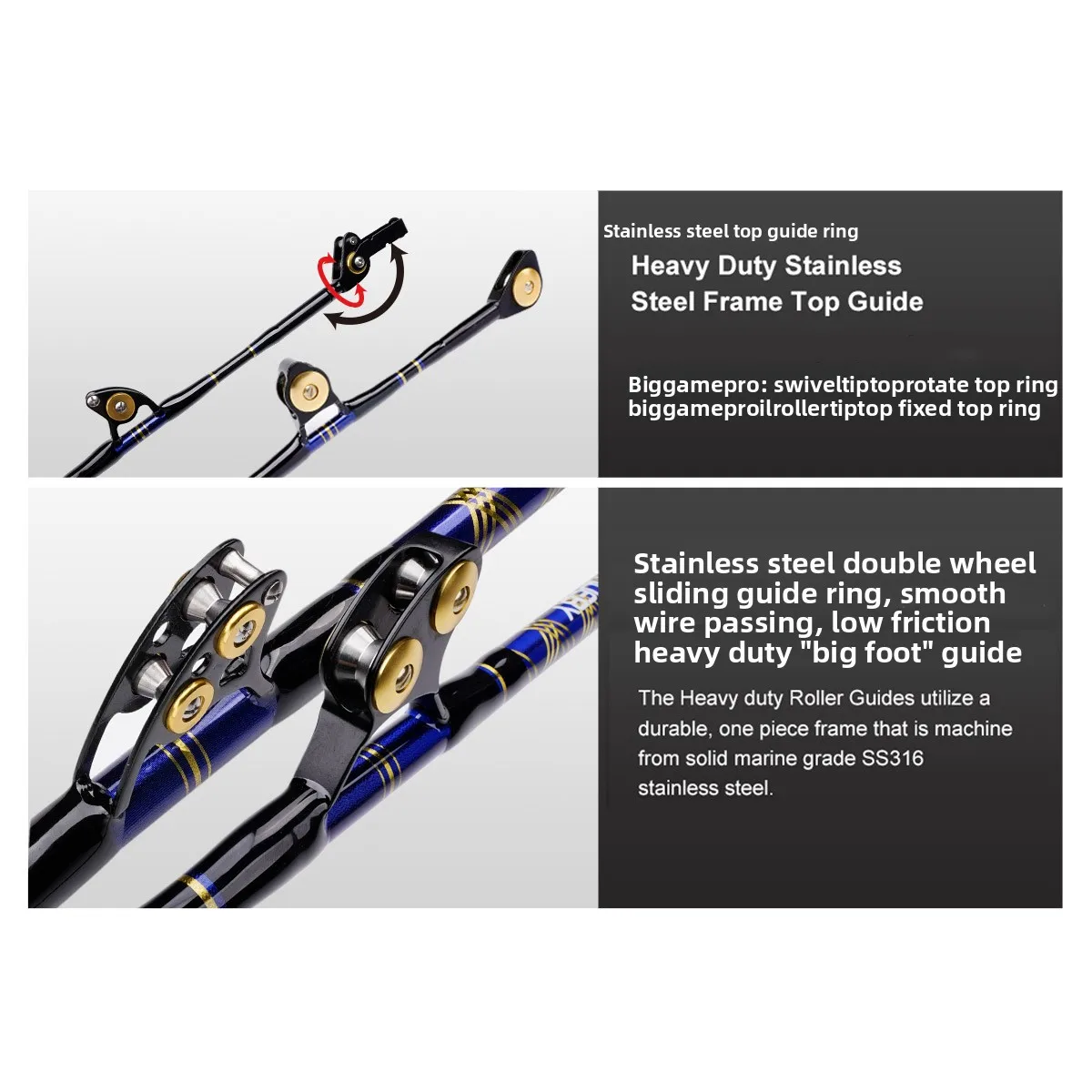 Deep Sea Towing Fiberglass Fishing Rod Various Fishing Rod - view 3