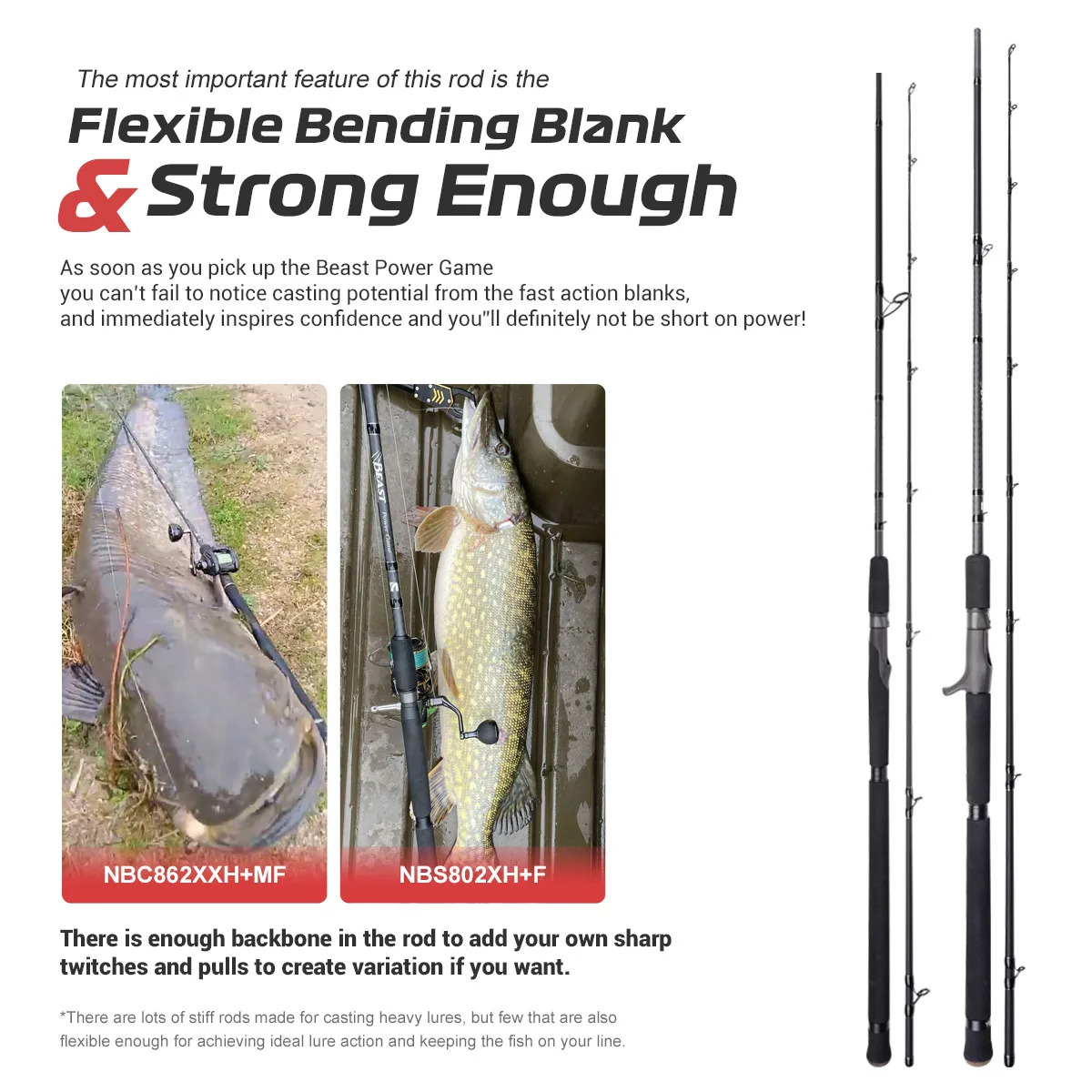 POWERGAME Carbon Fishing Rod Lake Lure Carbon Fishing Rod - view 5