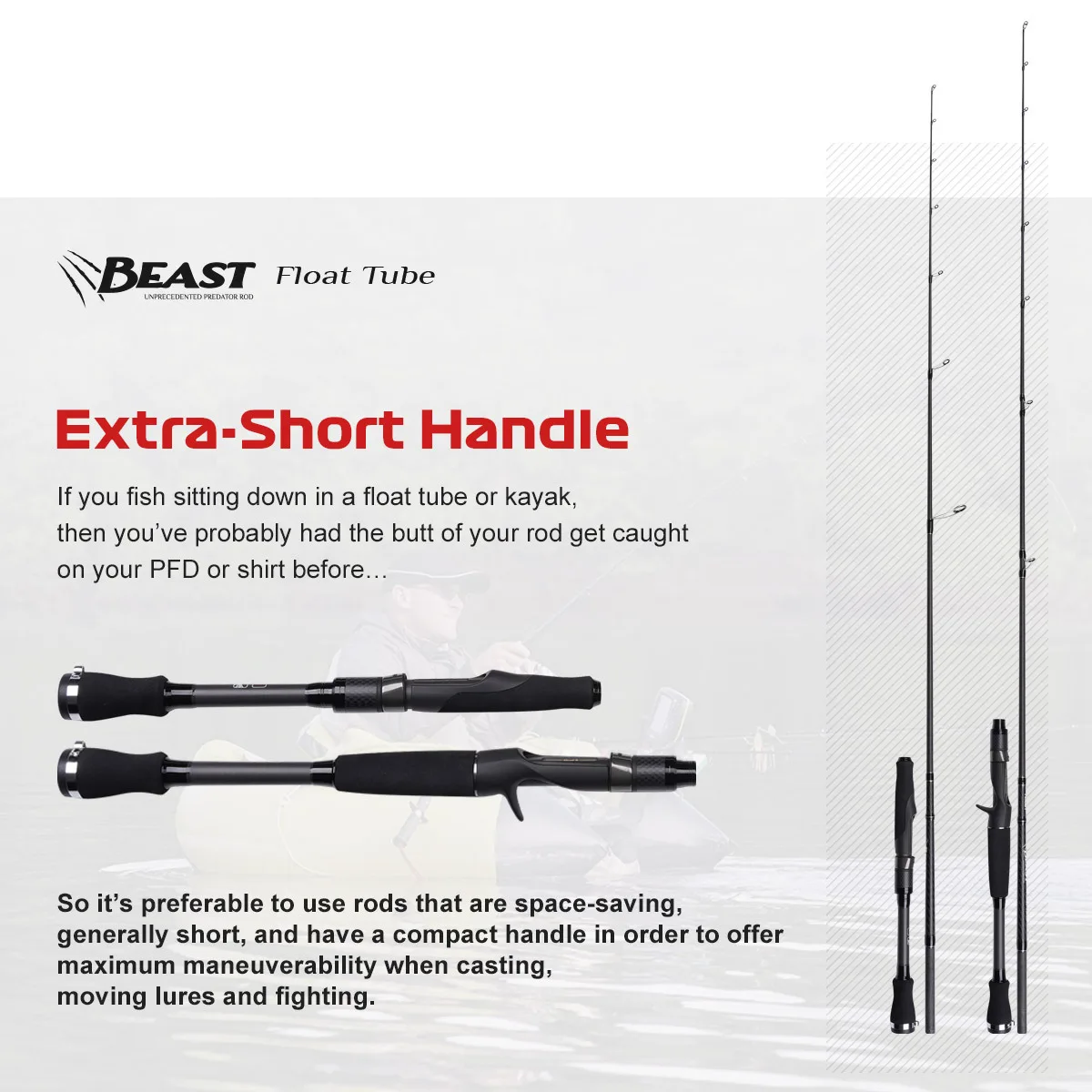 For Carbon Float Tube Fishing Rod Carbon Fishing Rod - view 4