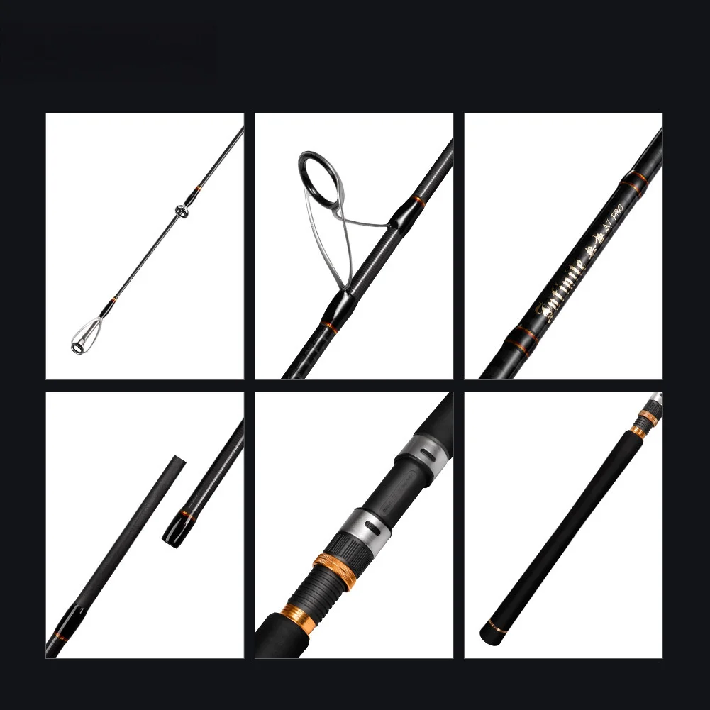A7Pro Carbon Sea Fishing Boat Fishing Carbon Fishing Rod - view 4