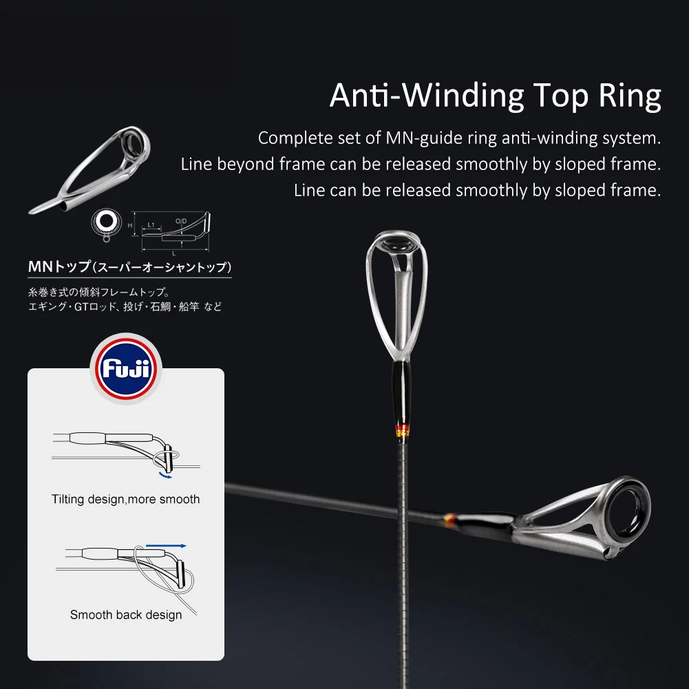 A7Pro Carbon Sea Fishing Boat Fishing Carbon Fishing Rod - view 5