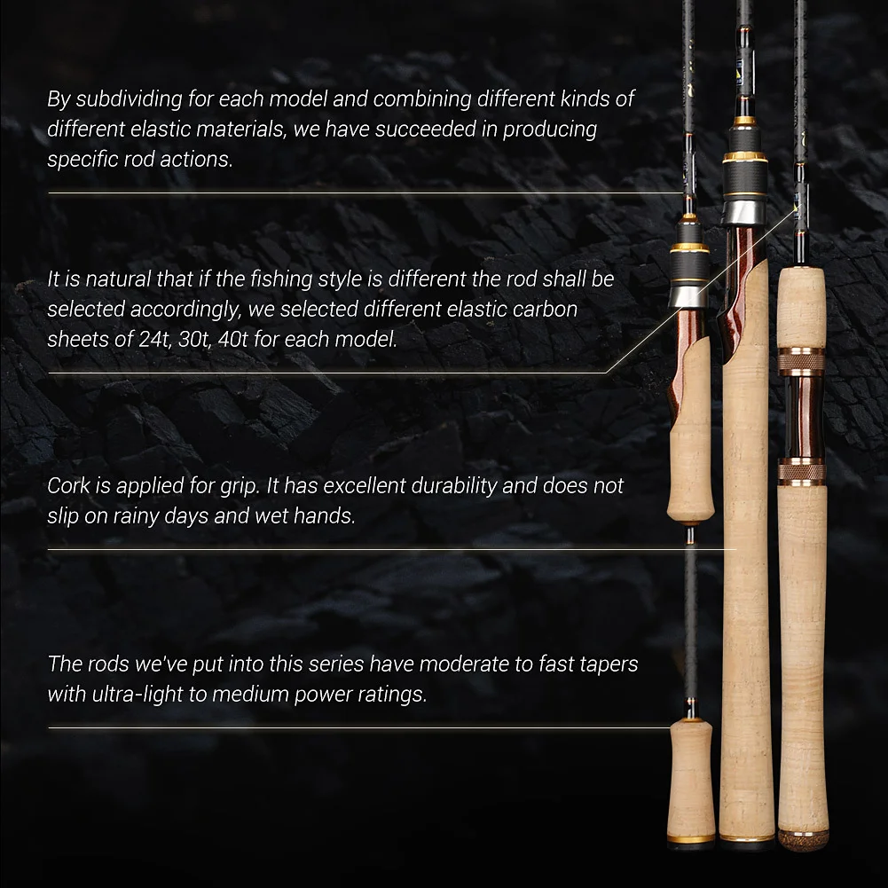 Wuji Soft Carbon Fishing Rod with Carbon Fishing Rod - view 4