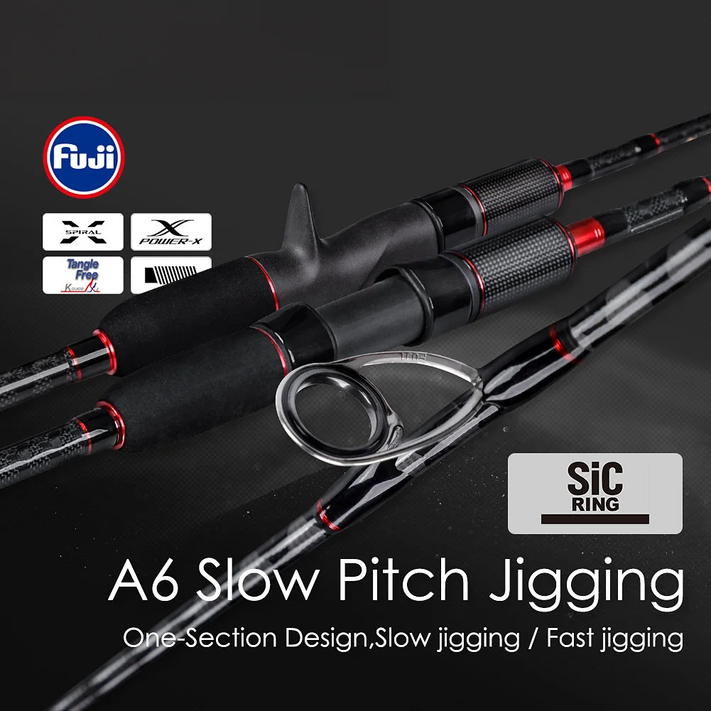 Wuji A6 Single Slow Shaking Iron Carbon Fishing Rod - view 5