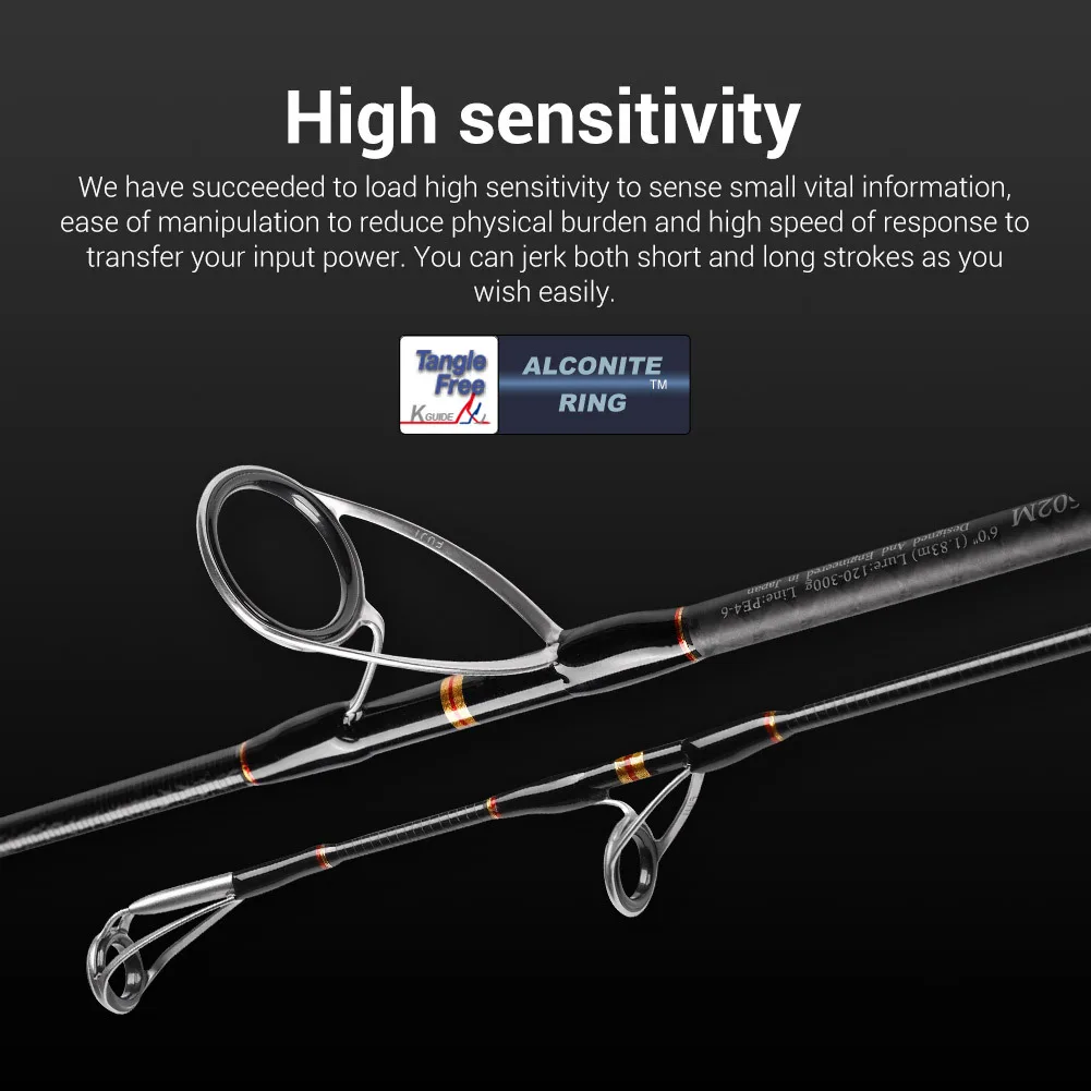 For Wuji A7 Iron Pole Lure Carbon Fishing Rod - view 4