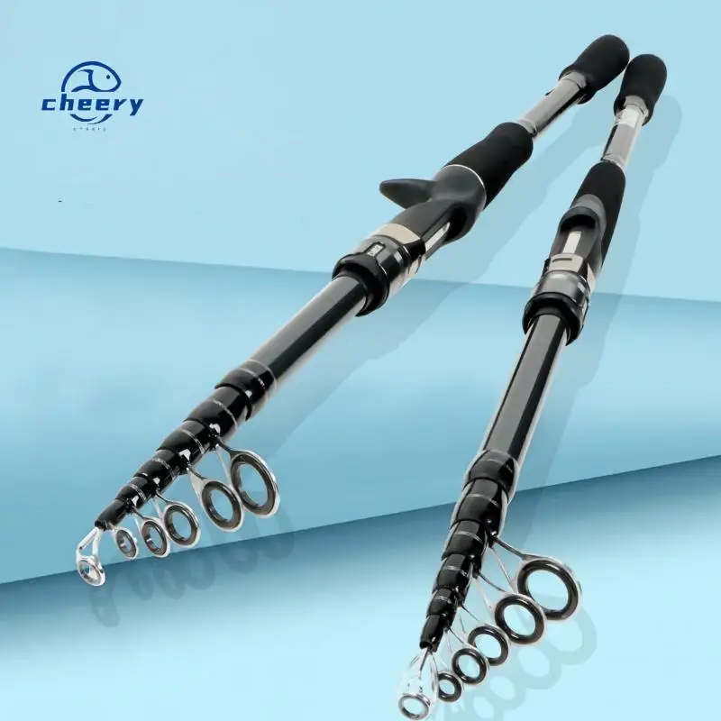 CHEERY Carbon Retractable Lure Rod Straight