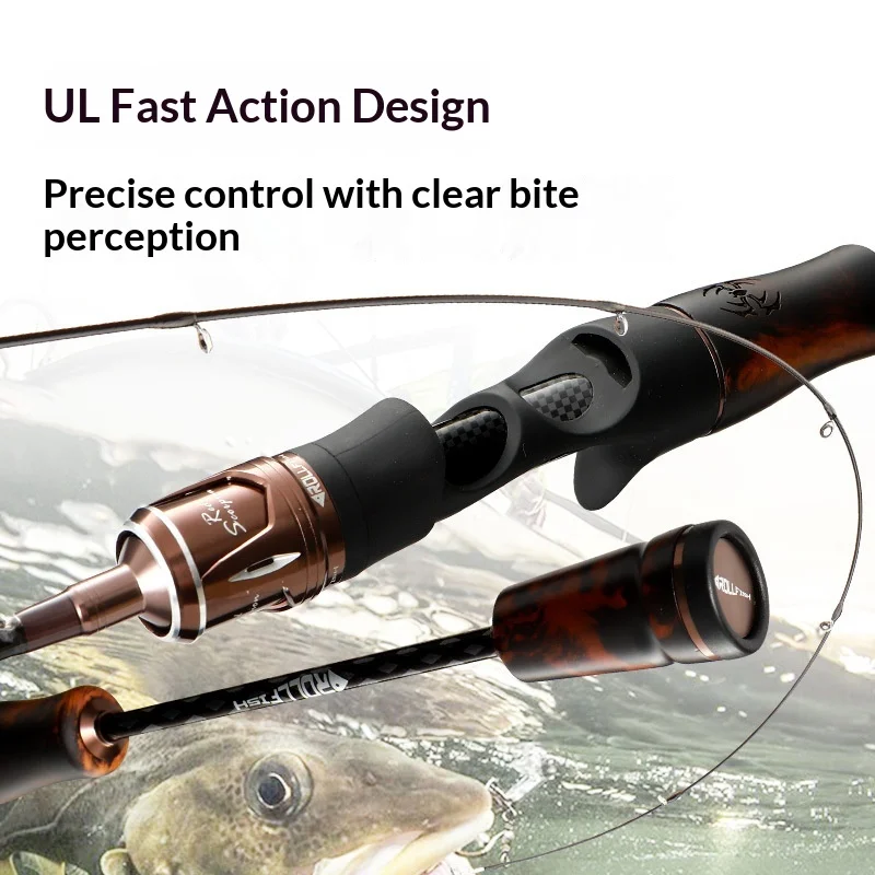 For Mandarinfish Spinning Rod Solid Wood None None - view 4