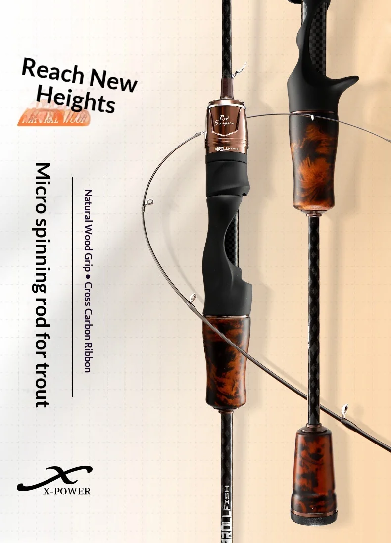 For Mandarinfish Spinning Rod Solid Wood None None - view 6