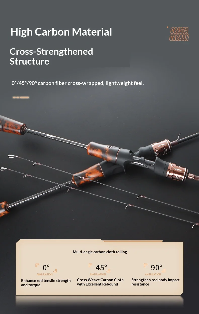 For Mandarinfish Spinning Rod Solid Wood None None - view 8