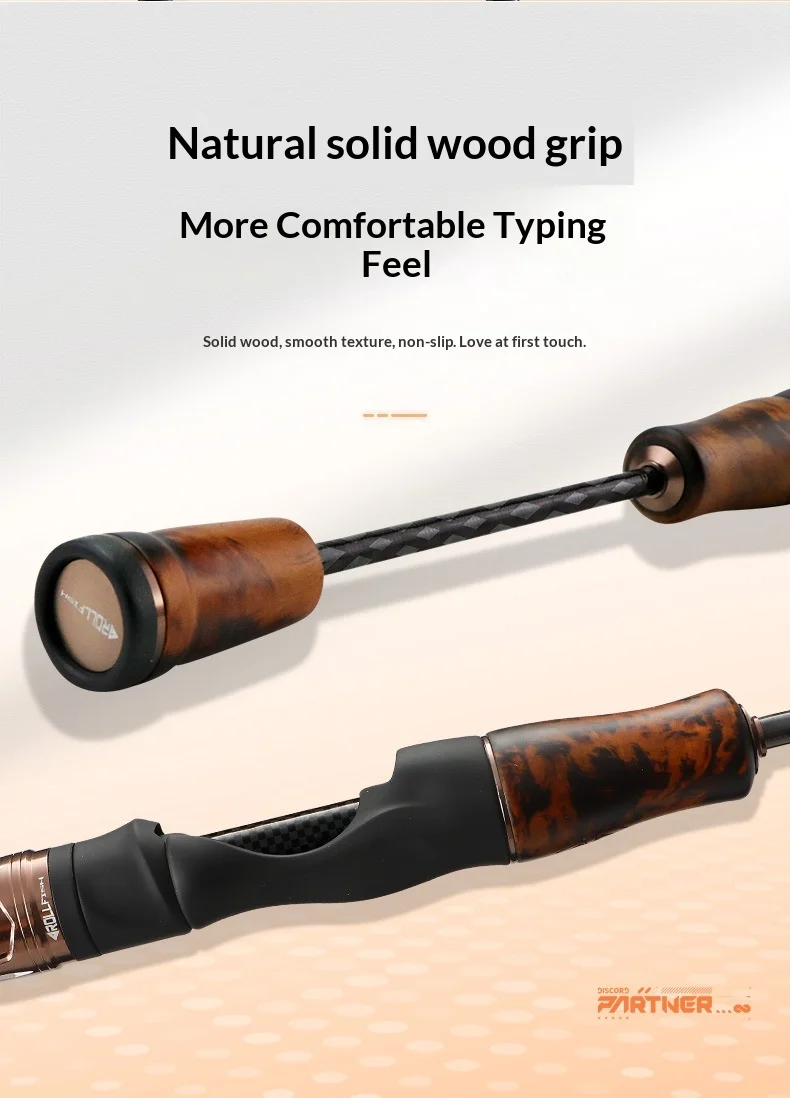 For Mandarinfish Spinning Rod Solid Wood None None - view 13