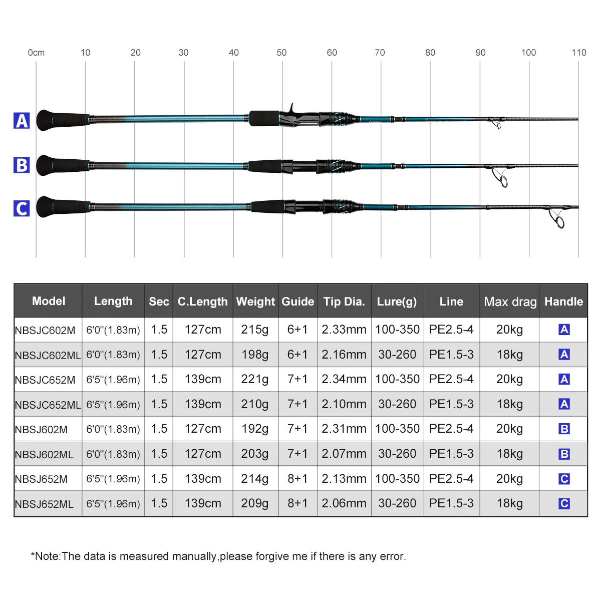 23 Carbon Slow Shaking Fishing Rod Carbon Fishing Rod - view 2