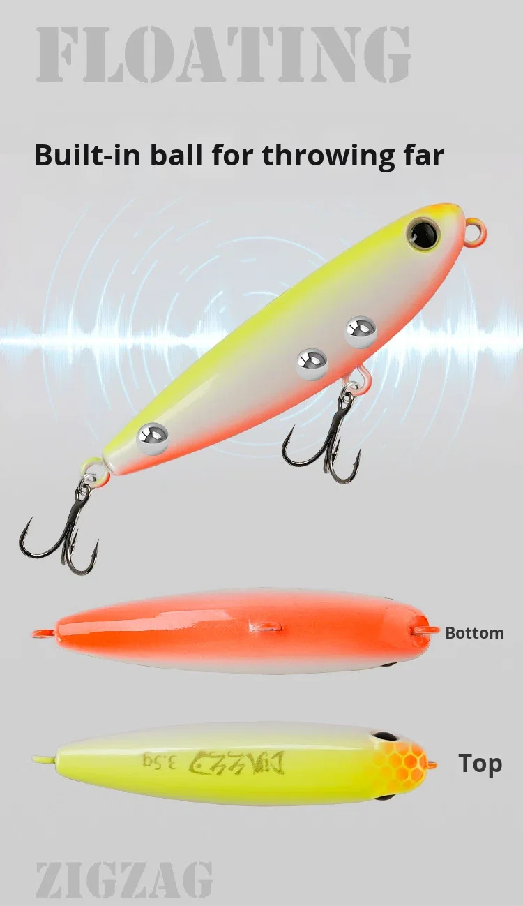 Cheery New Cannonball Son Dog Live ABS Pencil Lure - view 13