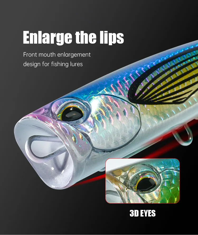 Cheery ABS Plastic Hard Slim Popper ABS Popper Lure - view 11