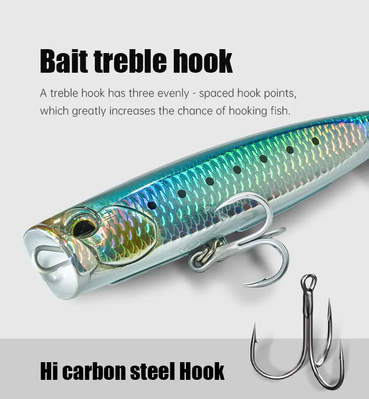 Cheery ABS Plastic Hard Slim Popper ABS Popper Lure - view 13