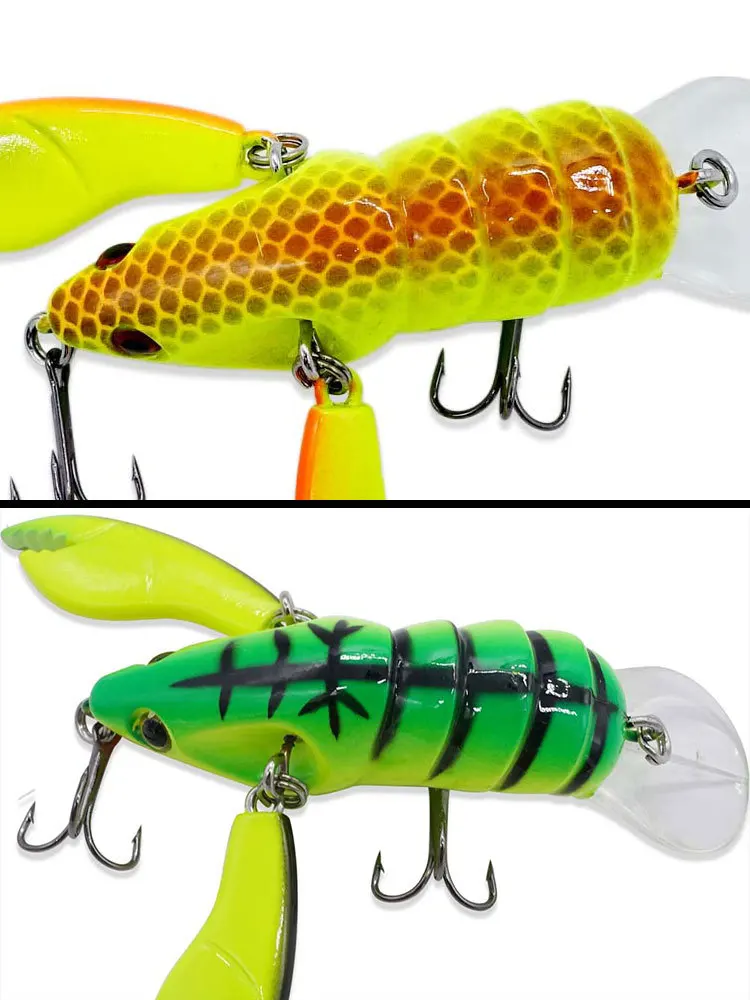 Cross border Hot selling Freshwater Crayfish ABS Hard Lure - view 7