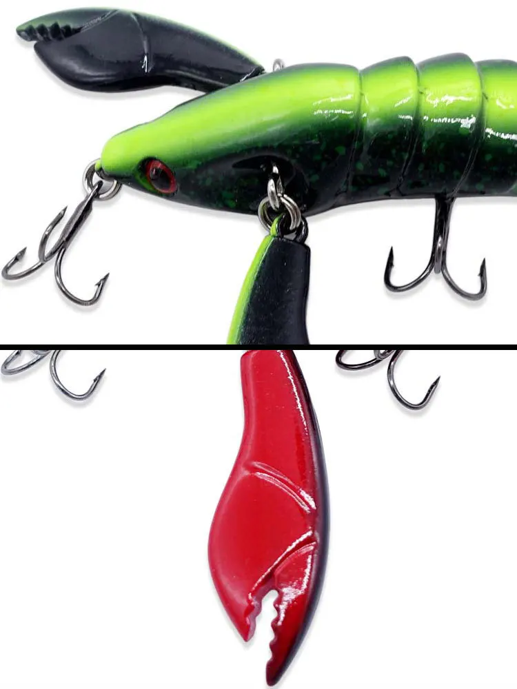 Cross border Hot selling Freshwater Crayfish ABS Hard Lure - view 8