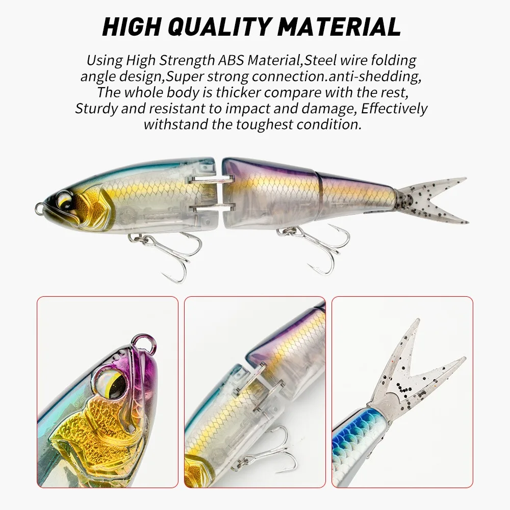 Cheery High Quality Segmented Swimbait 18CM ABS Hard Lure - view 5