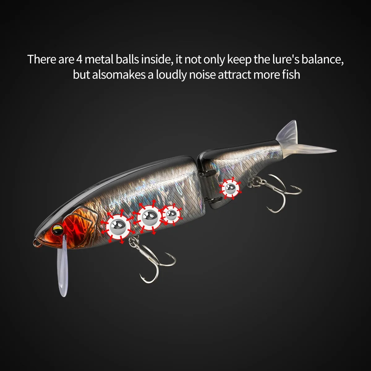Cheery Wholesale 14cm 50g 2 Segment ABS Hard Lure - view 4