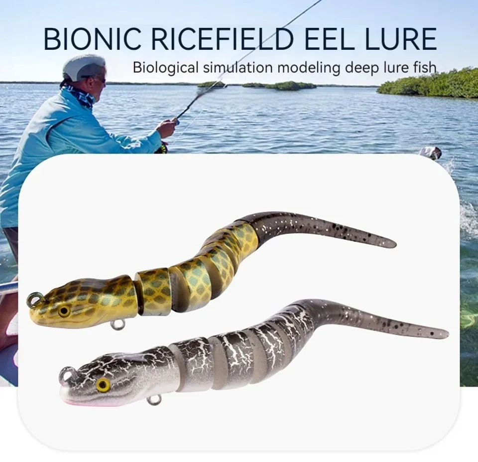 Cheery New 12cm 12G Swing Eel ABS Swimbait - view 7