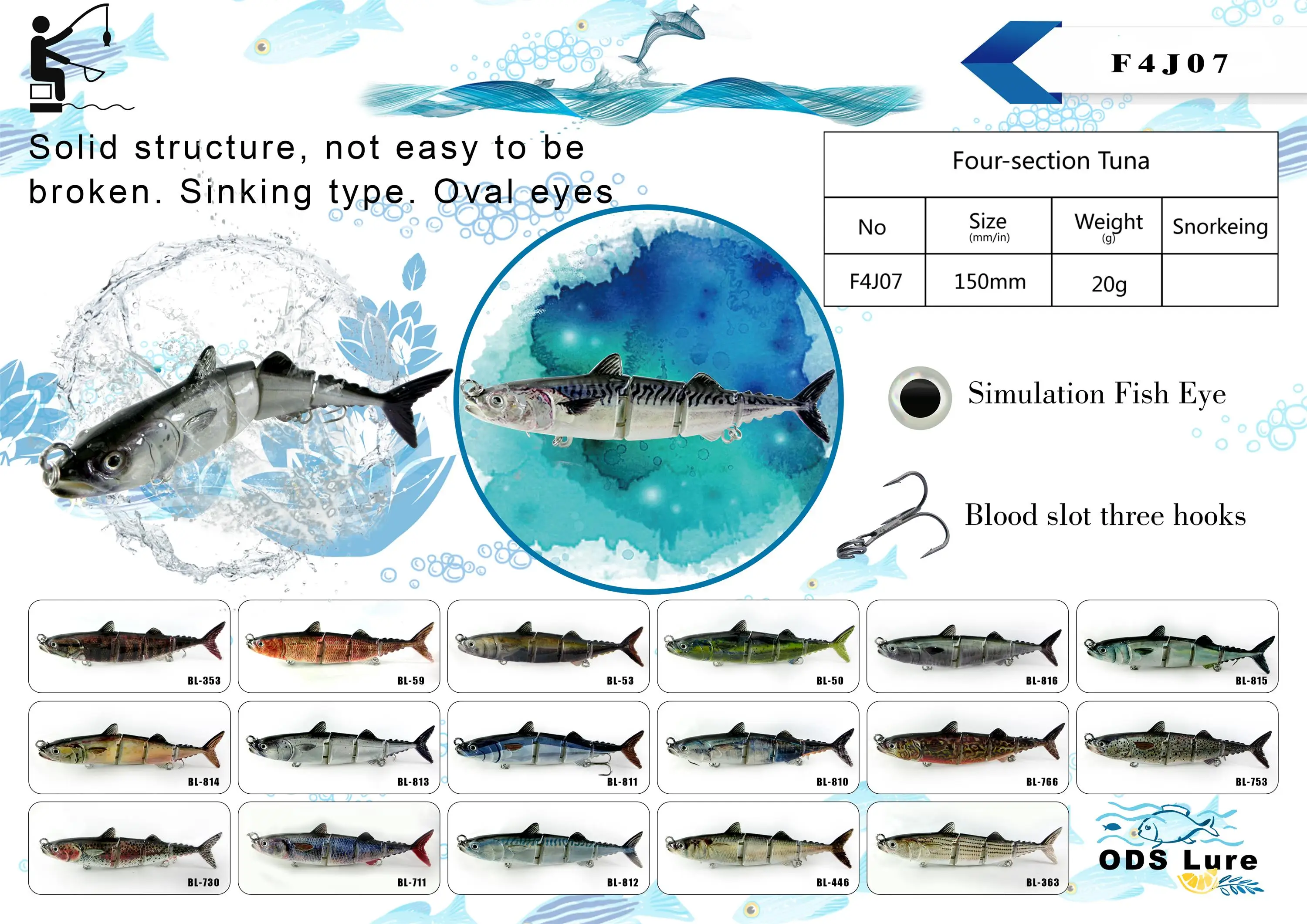 Cheery Mackerel Bait Multi Joint Swimming Silicone Various - view 10