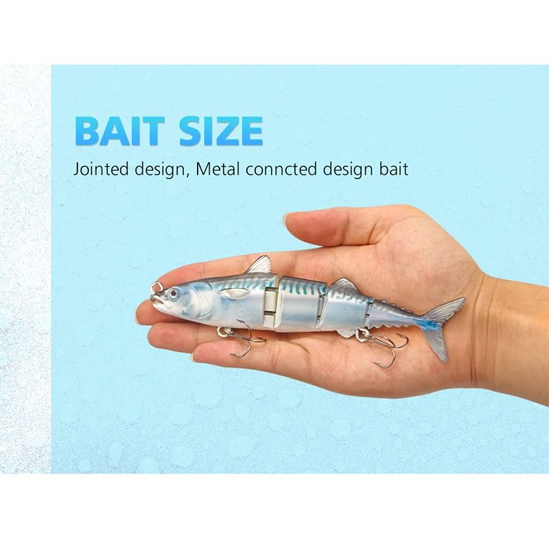 Cheery Mackerel Bait Multi Joint Swimming Silicone Various - view 13