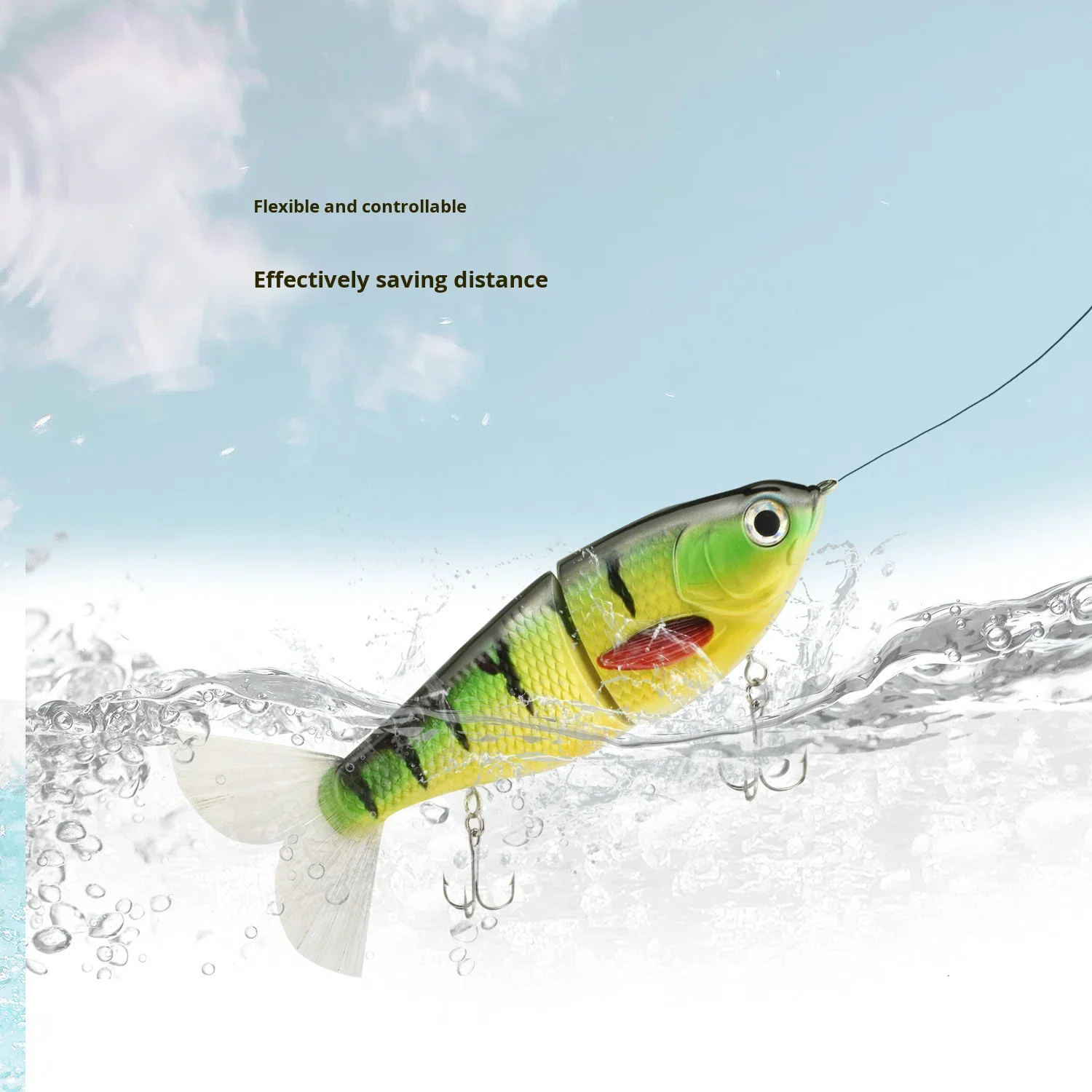 S Shaped Swimming Slow Sinking Multi Plastic Lure Accessories - view 5