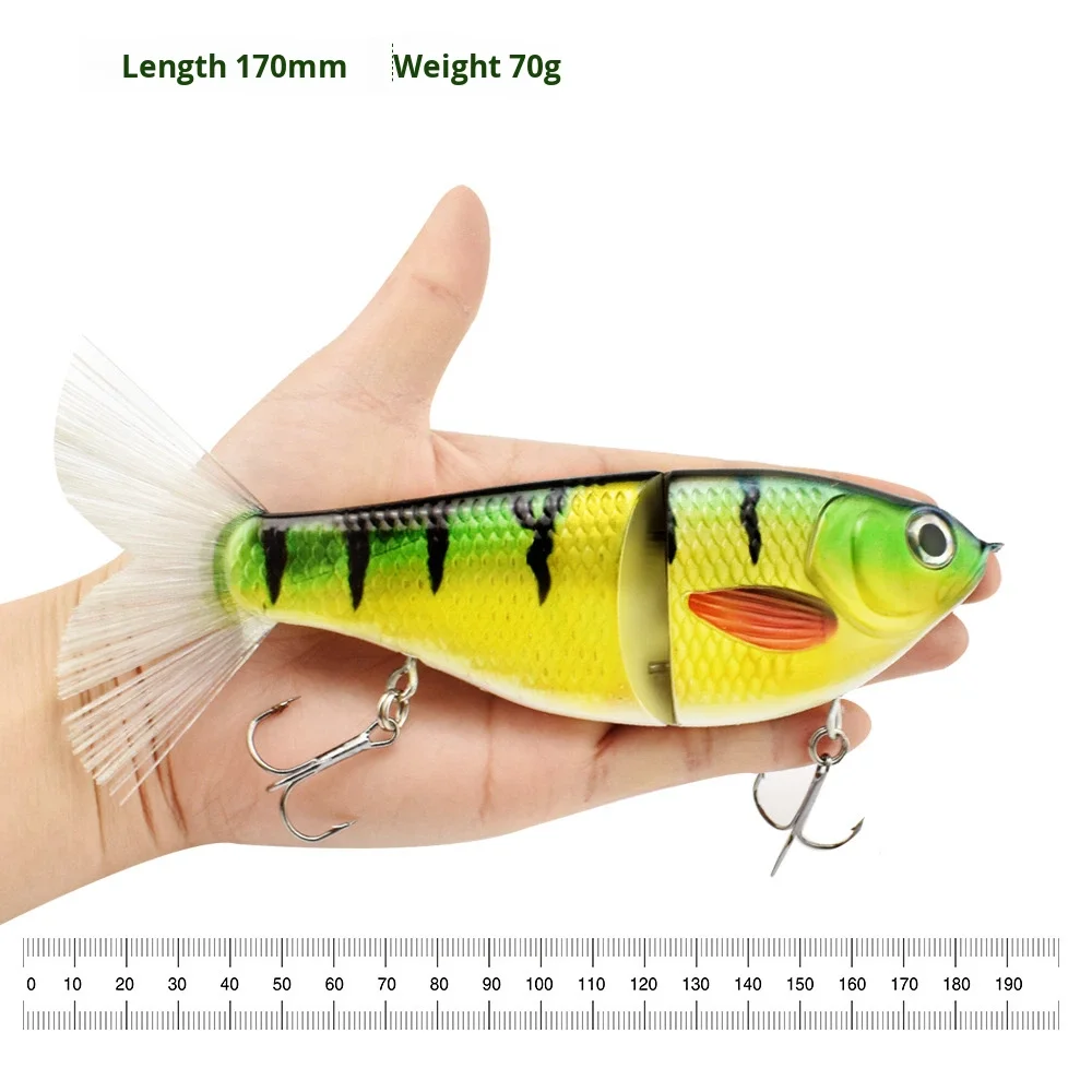 S Shaped Swimming Slow Sinking Multi Plastic Lure Accessories - view 7