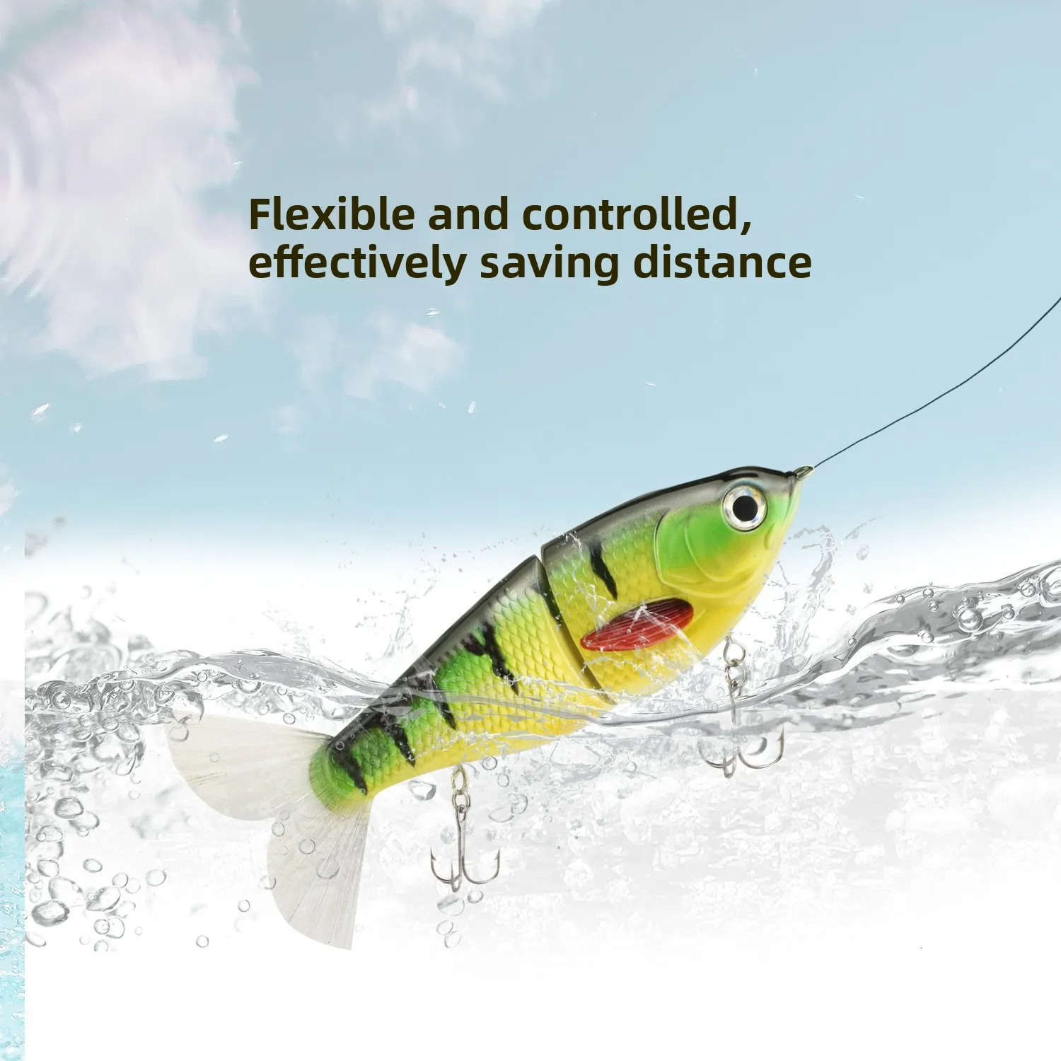 S Shaped Swimming Slow Sinking Multi Plastic Lure Accessories - view 11