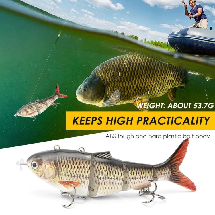 Cheery 130mm Multi Segment Fishing Lure Silicone Hard Lure - view 5