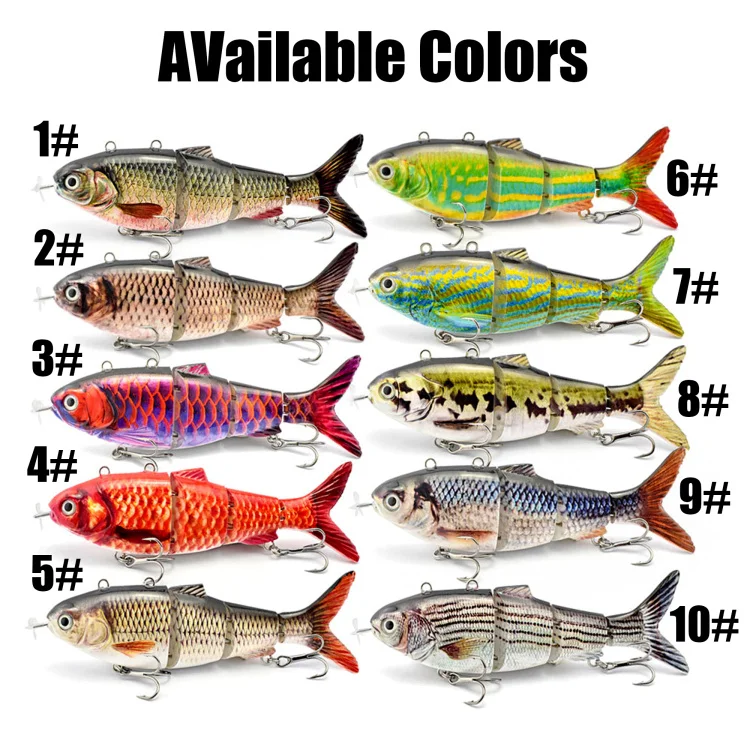 Cheery 130mm Multi Segment Fishing Lure Silicone Hard Lure - view 13