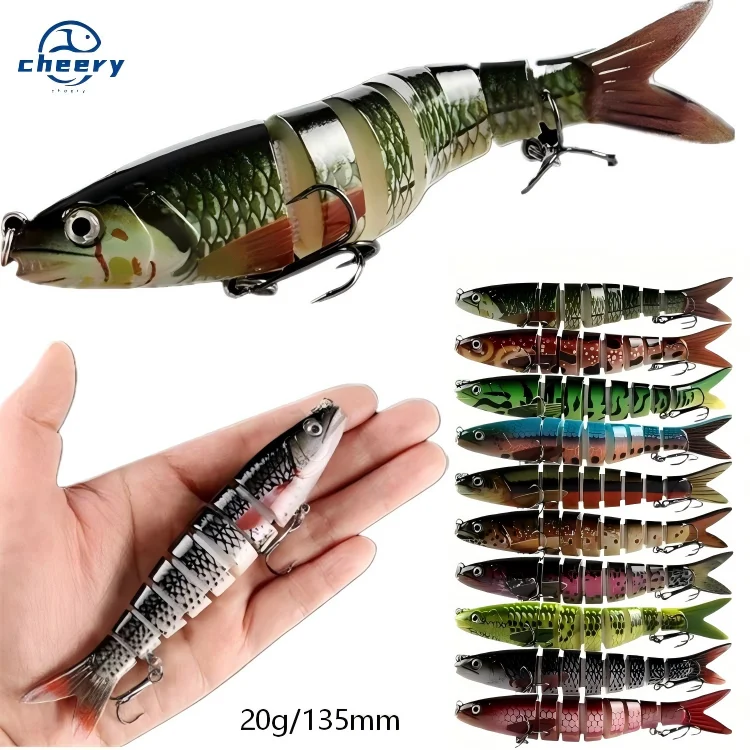Cheery Wholesale 135mm 20G Jointed Swim