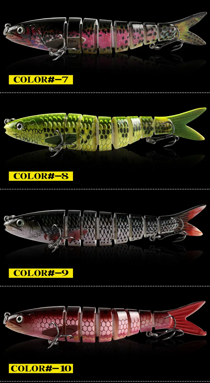 Cheery Wholesale 135mm 20G Jointed Swim ABS Swimbait - view 11