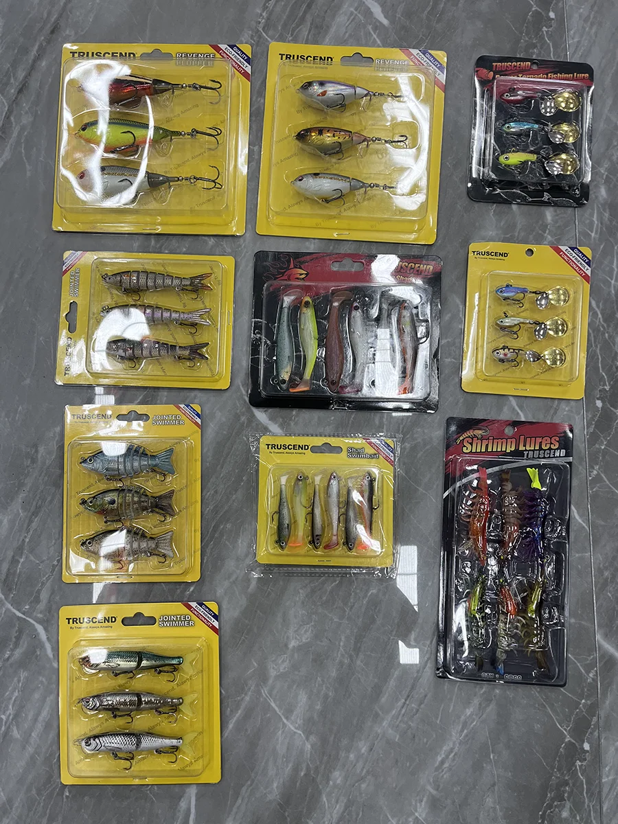 Cherry Bass Trout Multi Jointed Swimbait Plastic Jerkbait - view 10