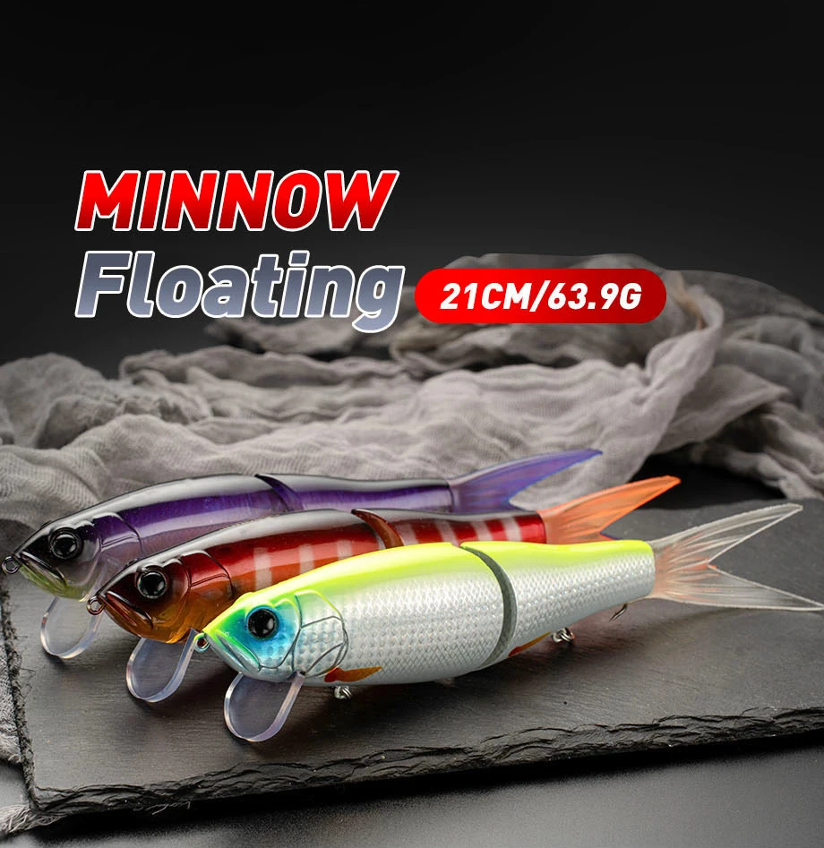Cheery 210mm 64g Predator Multi Jointed ABS Plastic Hard Lure - view 3