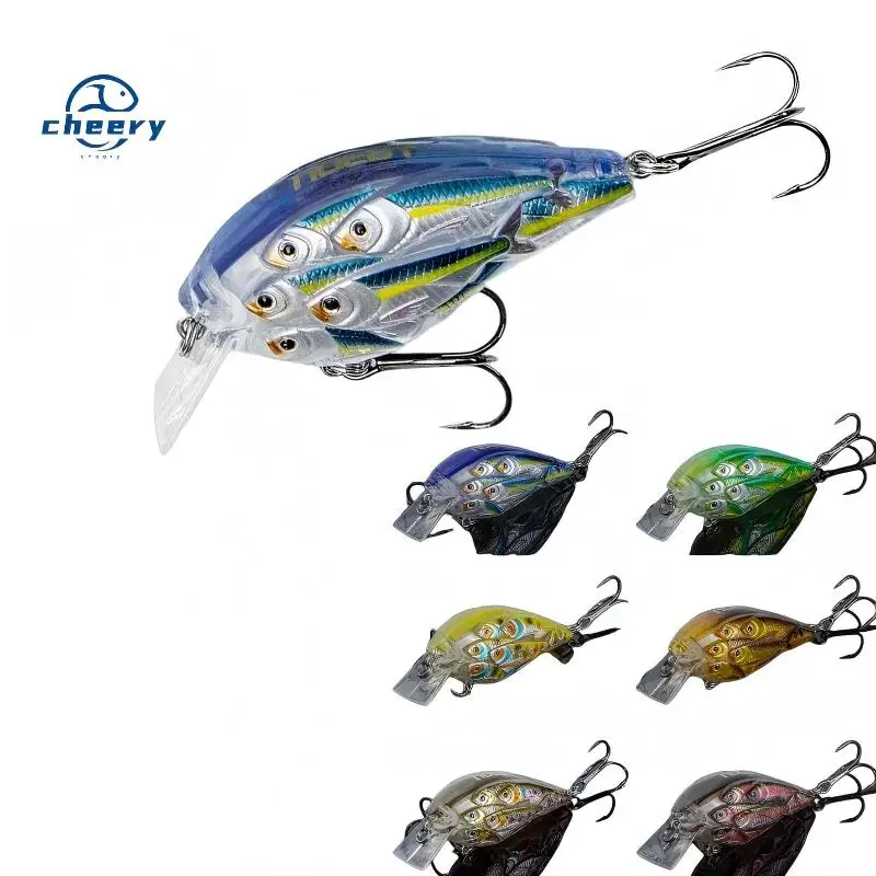CHEERY Square Bill Crank Bait 60mm