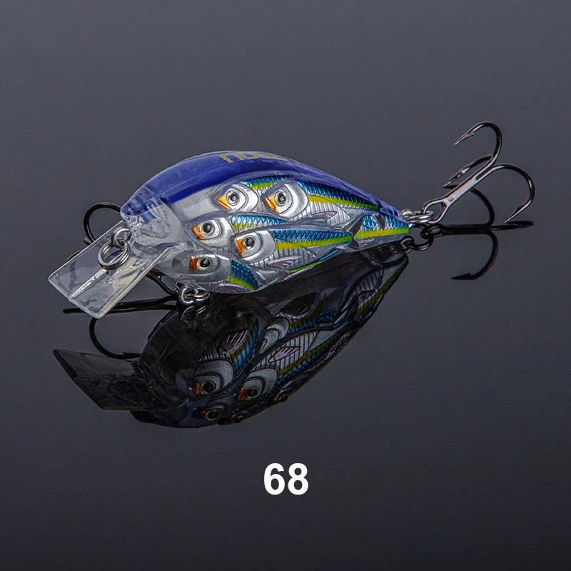 CHEERY Square Bill Crank Bait 60mm ABSPlastic Lure - view 2