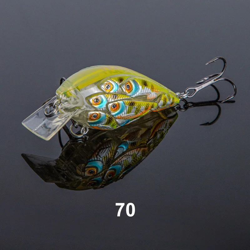 CHEERY Square Bill Crank Bait 60mm ABSPlastic Lure - view 4