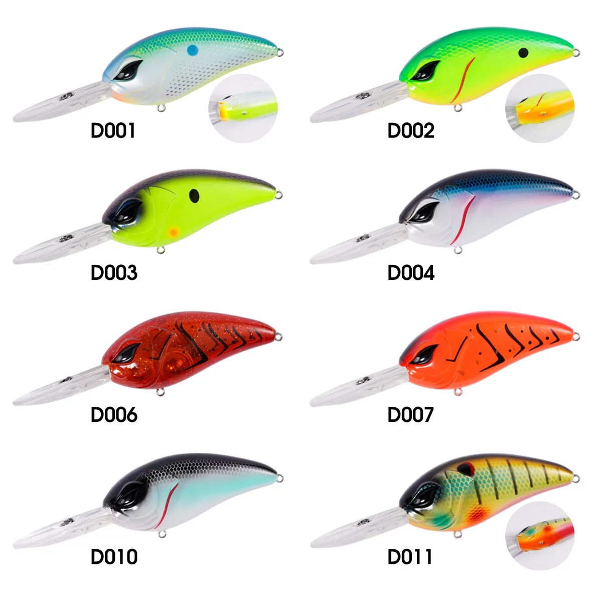 Bass Fishing Lure Hard Bait Lure ABS Crankbait - view 8