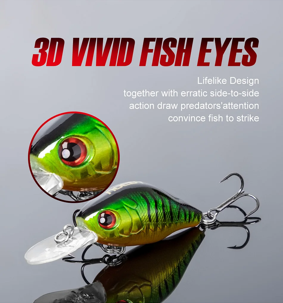 CHEERY Hard Bait Lure Fishing Lures ABS Crankbait - view 8