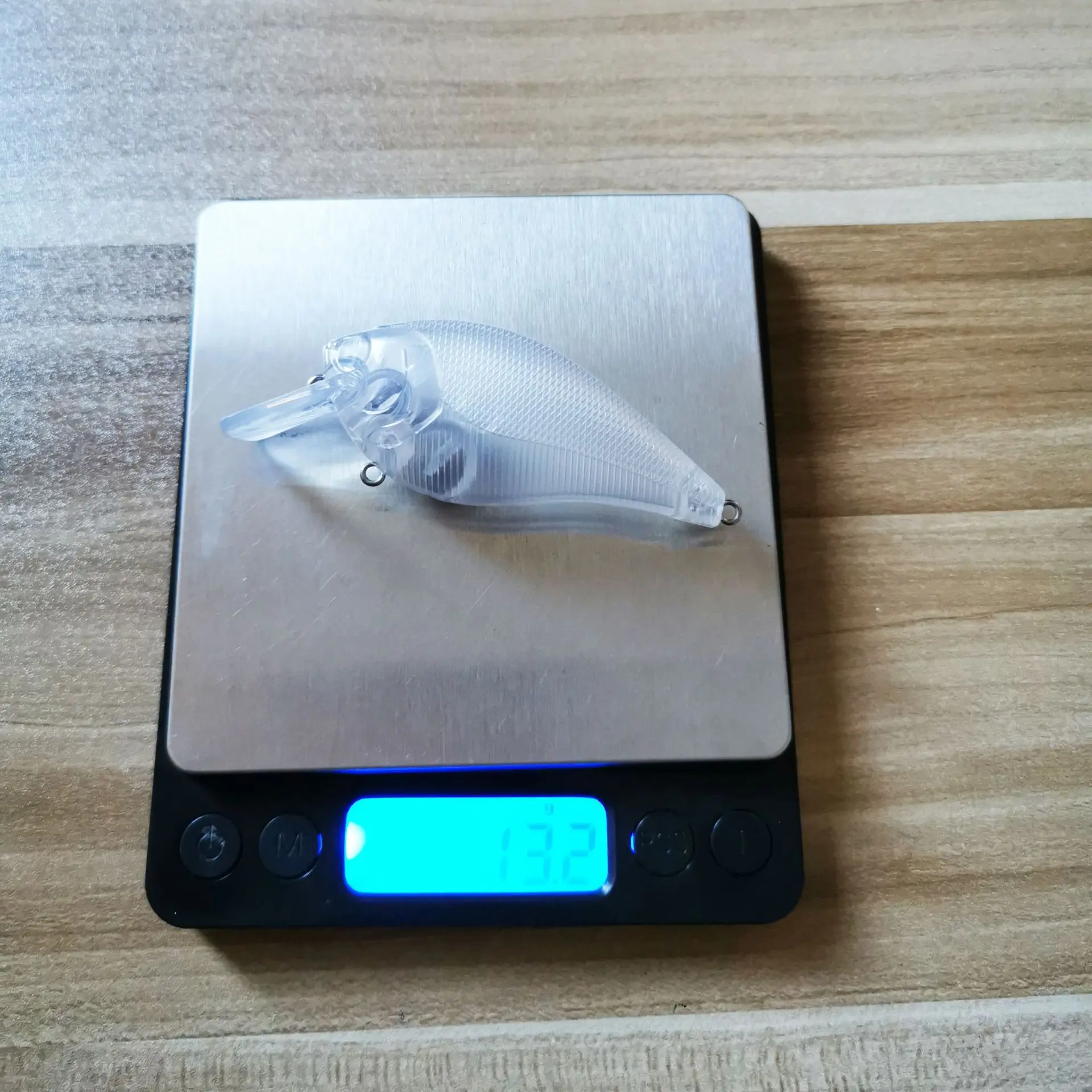 Unpainted Crank Fishing Lure Bait Wobbler ABS Minnow Lure, Lure Accessories - view 4